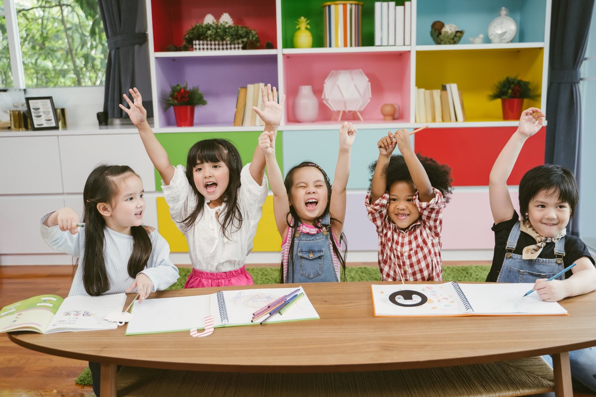 Little Kids Learning at a Daycare