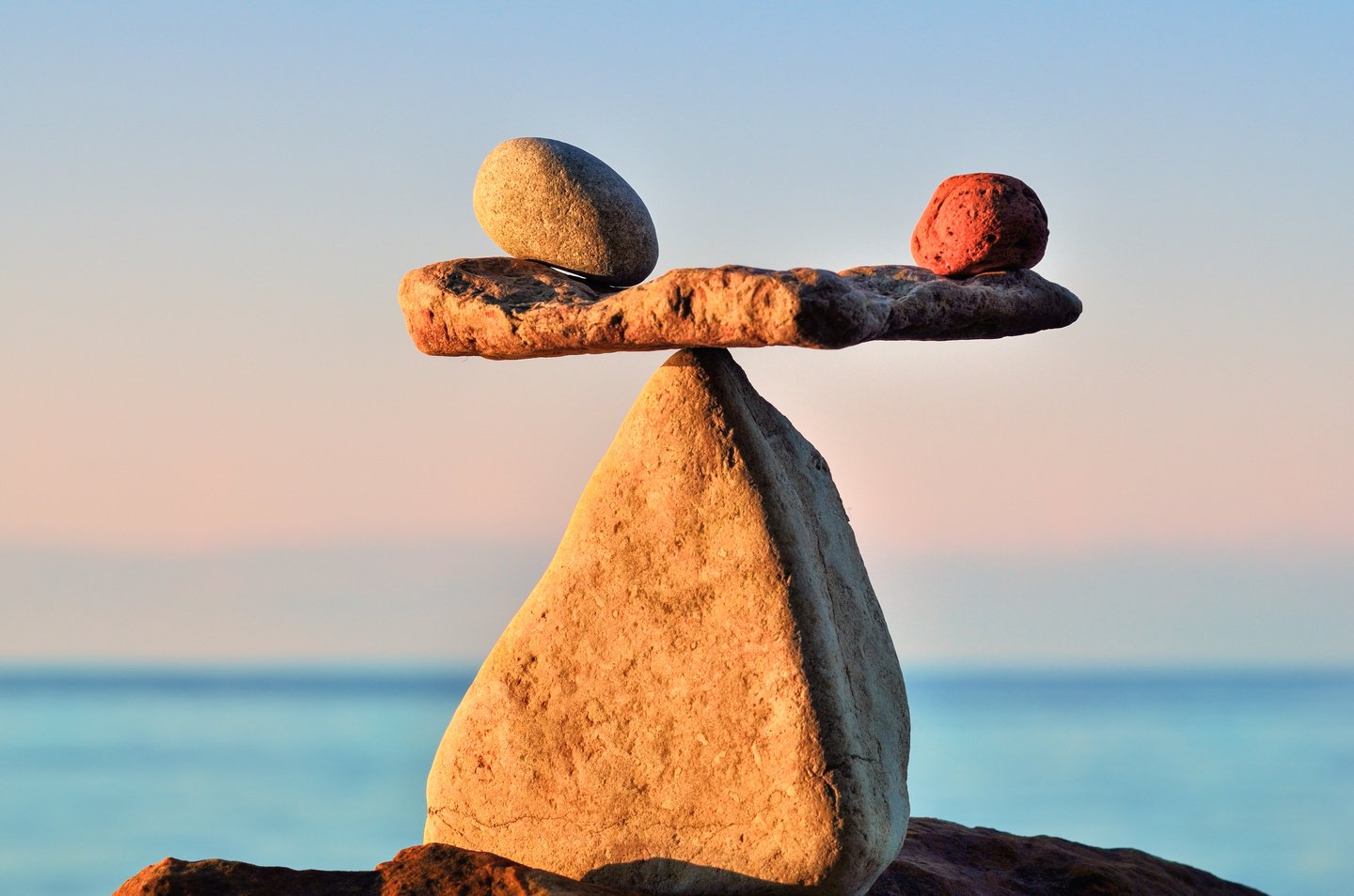 Well-balanced of stones